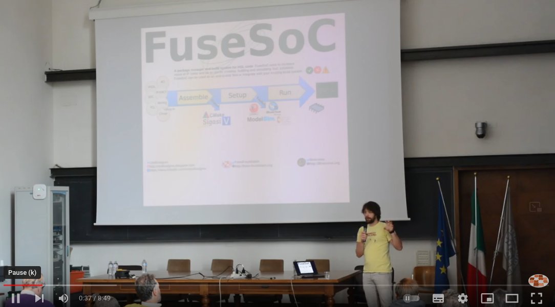FuseSoC, ORConf 2016, Bologna, Italy